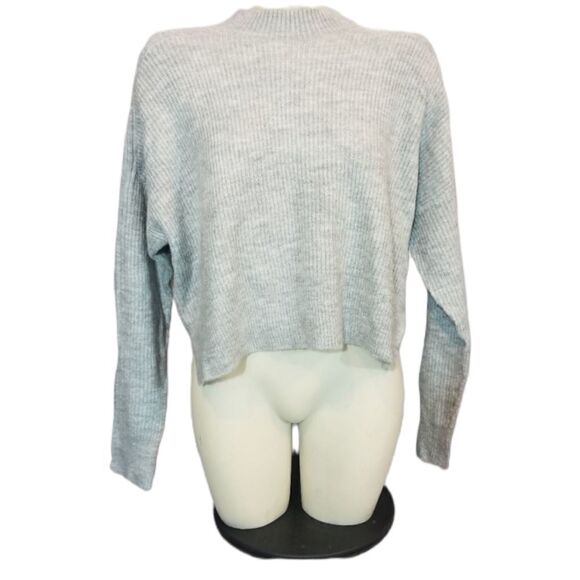 SWEATER SALE 3/$30   Elodie Mock Turtleneck Grey Sweater Size XL - Picture 1 of 6